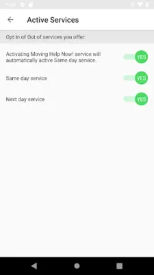 Moving Helper android App screenshot 0